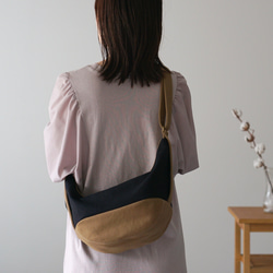 Lamp / Black x Brown Beige [定做] Trocco 帆布包 第4張的照片