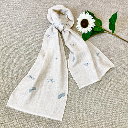 ミナペルホネン　hellow swallow リネンストール　スカーフ 楽天市場】在庫限り fog linen work フォグリネンワーク スカーフ