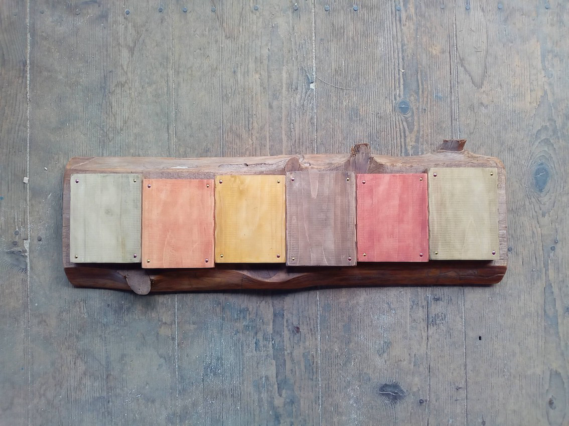 【木製看板製作】 椹　檜 / 19cm×57cm 自然塗装