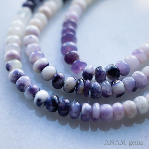 【19㎝】ティファニーストーン スムース ボタン★ANAM gems 4枚目の画像