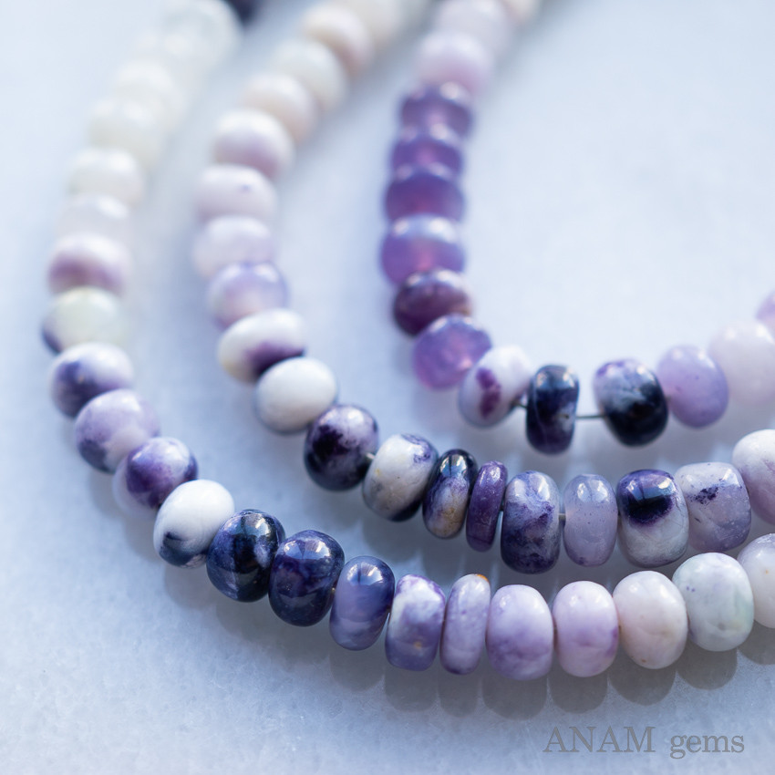 【19㎝】ティファニーストーン スムース ボタン★ANAM gems