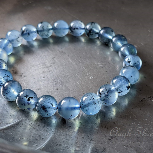 Dendritic Aquamarine】デンドリティックアクアマリン｜約9mm