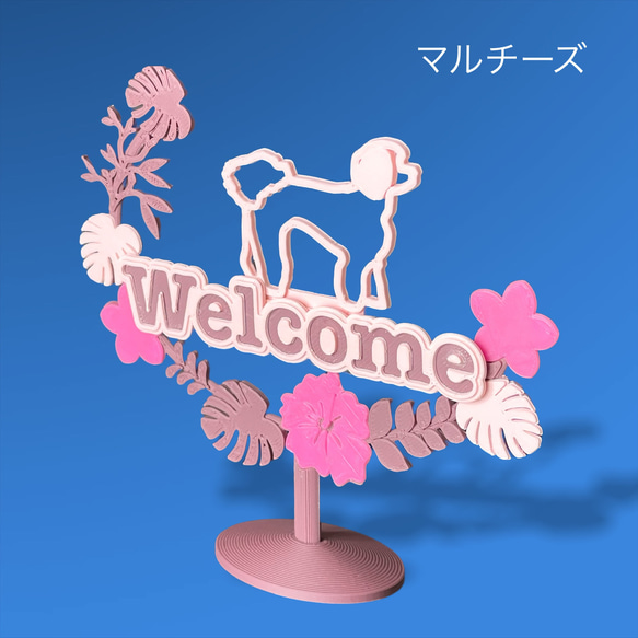 Welcome　インテリアオブジェ　（シュナウザー/柴犬/ヨークシャーテリア/マルチーズ/シーズーからいずれか1頭) 8枚目の画像