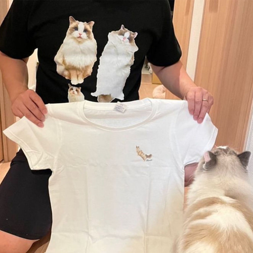 ハンドメイド　オーダー受付ページ　　♡Tシャツにゃんこ　パネル♡ ハンドメイド オーダー受付ページ ♡Tシャツにゃんこ パネル