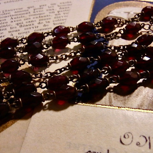 希少☆アンティーク☆木製ビーズ☆ロザリオ、クロスネックレス ネックレス ウッドビーズ シンプル ロザリオ アンティーク風 クロス