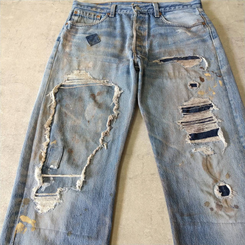 リメイクデニム　Levi's 501 USA デニムカバー 68f5fed6df19a76f3e838eb54e387e