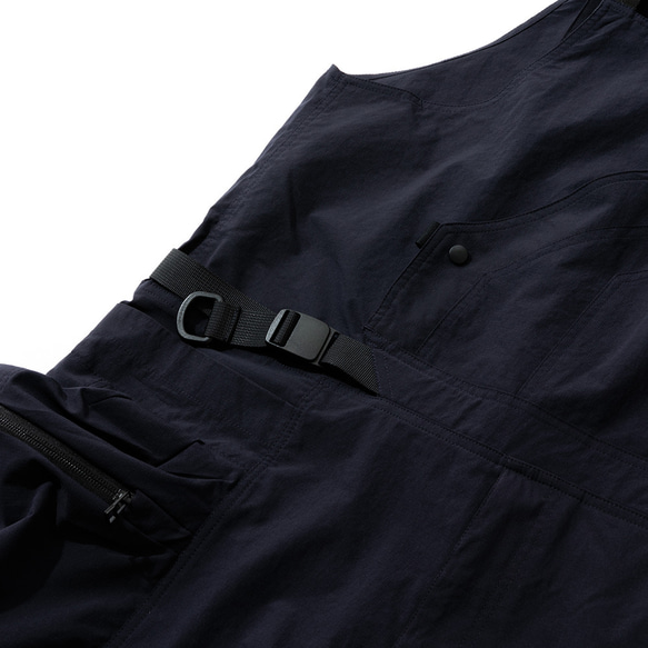 TMCAZ Multi-Pocket Overall [藏青色]多口袋連身褲吊帶褲 山系城市輕機能風 第19張的照片