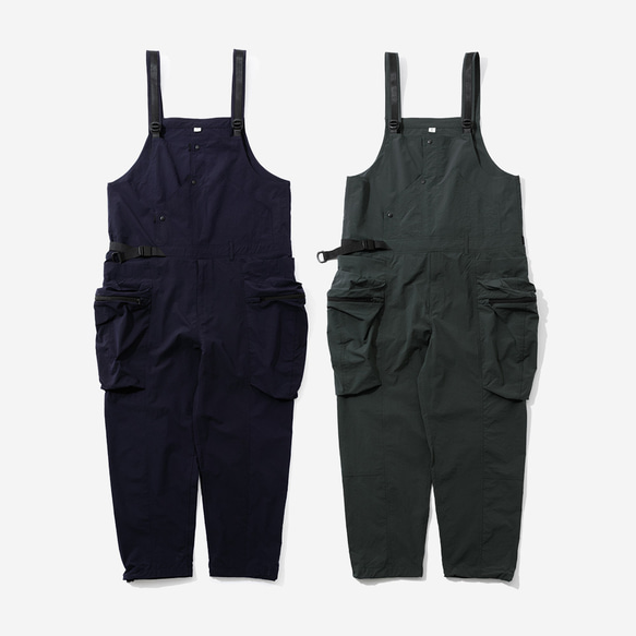 TMCAZ Multi-Pocket Overall [藏青色]多口袋連身褲吊帶褲 山系城市輕機能風 第14張的照片