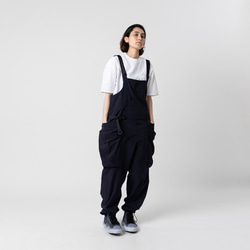 TMCAZ Multi-Pocket Overall [藏青色]多口袋連身褲吊帶褲 山系城市輕機能風 第4張的照片