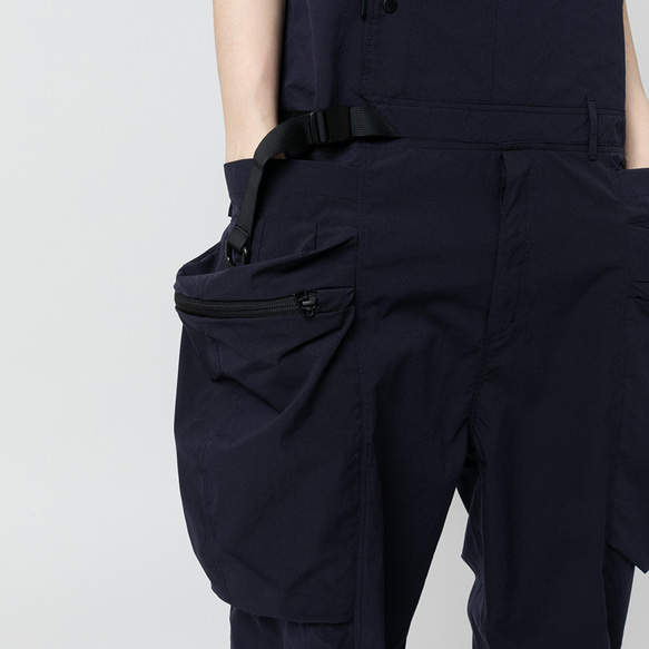 TMCAZ Multi-Pocket Overall [藏青色]多口袋連身褲吊帶褲 山系城市輕機能風 第9張的照片