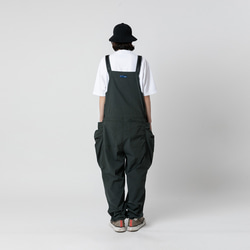 TMCAZ Multi-Pocket Overall [墨綠色]多口袋連身褲吊帶褲 山系城市輕機能風 第8張的照片