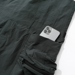 TMCAZ Multi-Pocket Overall [墨綠色]多口袋連身褲吊帶褲 山系城市輕機能風 第17張的照片