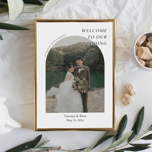ウェディング ウエルカムボード 結婚式 ウェルカムボード（クリアー＆ホワイトフラワー）花