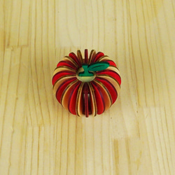 「りんご」木製オブジェ　インテリア　置物 5枚目の画像