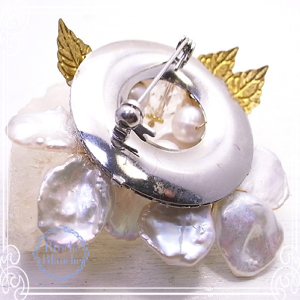 【再入荷】Broche Blanche　Mignon　ブローチ　de-98-bb-03cc 3枚目の画像