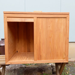 柿渋塗ネコのくつろぎボックス ハウス・小屋 ヒロ工房 通販 11142074