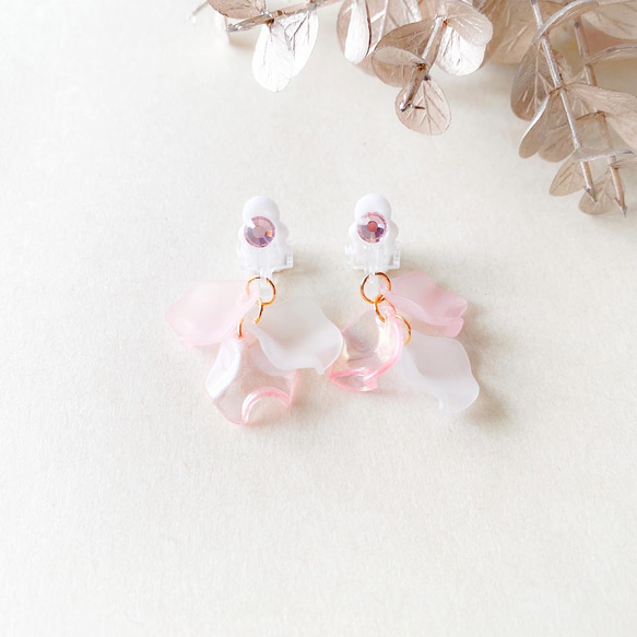 再販 ＊little princess＊ flower princess - pastel pink キッズアクセサリー 7枚目の画像