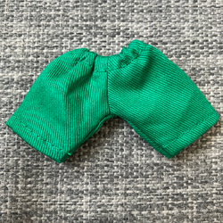 オビツ11 cottonのハーフパンツ　green 2枚目の画像