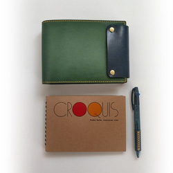 色が選べる【本革】CROQUIS Pocket（maruman）専用レザーカバー （受注製作） 1枚目の画像