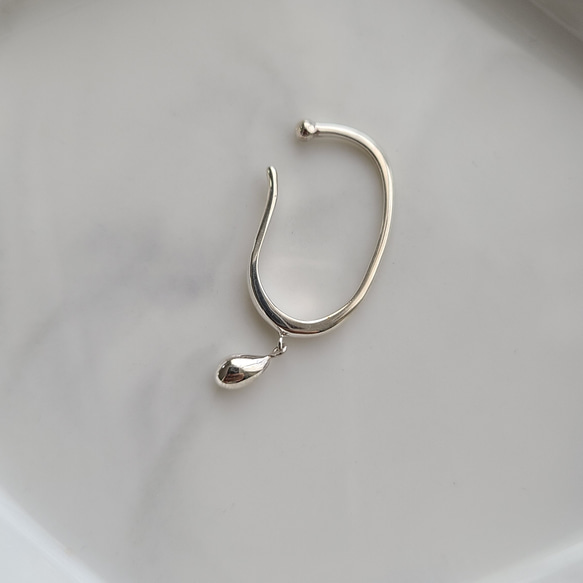 <Tropfen> petit Drop Earcuff / SV925 ≪送料無料≫KY-021C 4枚目の画像