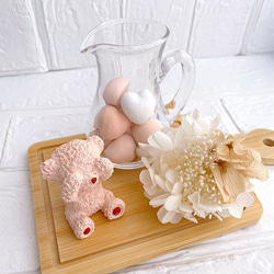 桃色ドレスのアロマストーンサシェ ディフューザー・アロマポット