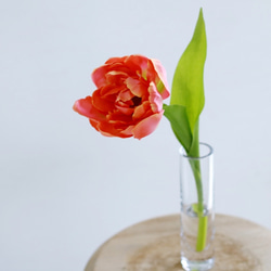 チューリップの花瓶挿し（枯れない・水換え不要）オレンジ 2枚目の画像