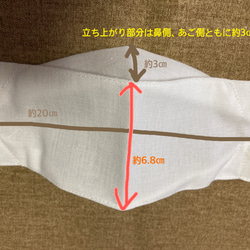 ３枚セット　子供用　国産手ぬぐいマスク（小顔の方、立体、ダイヤモンド型、綿） 4枚目の画像