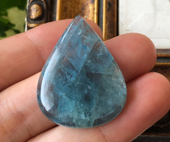 大粒　天然石　アクアマリン　新品 大粒！9.33ct☆非加熱☆天然アクアマリン モザンビーク産 ルース