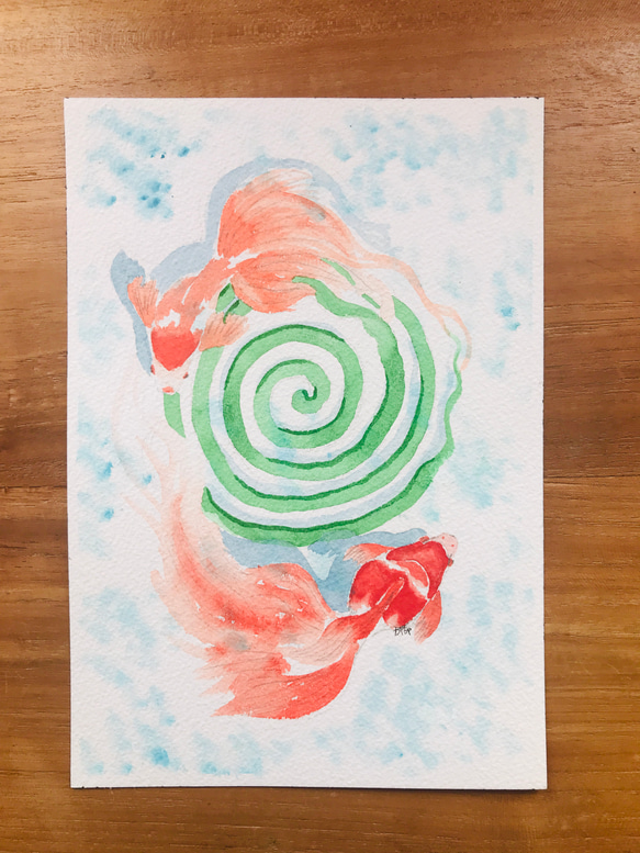RUKURUKUさま専用（原画）安らぎの灯【A5サイズ／水彩画／#2419】 RUKURUKUさま専用（原画）安らぎの灯【A5サイズ／水彩画／#2419