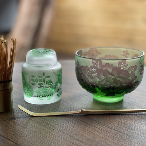 茶道具 抹茶茶碗 仁清写 森と泉 御室窯 抹茶碗 表千家 裏千家
