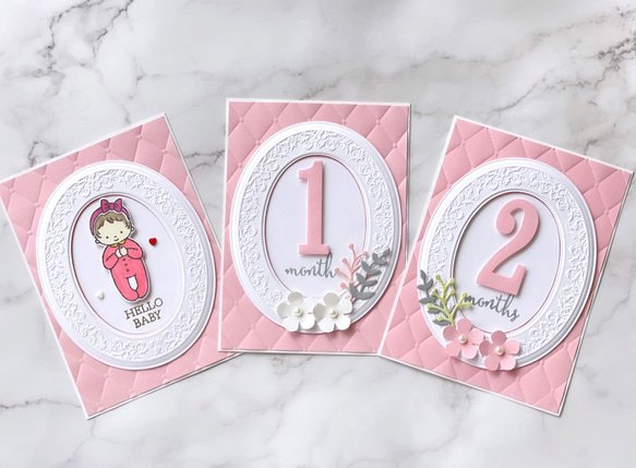 Baby monthly cards 2枚目の画像