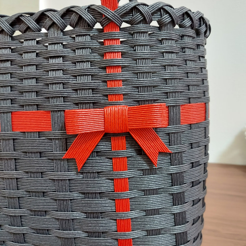 受注製作 】クラフトバンドのかごバッグ ( 大 ) かごバッグ -mami