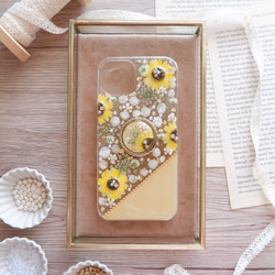 ちぃ様♡専用 押し花ケース スマホケース オーダー 押し花・ドライフラワーの人気スマホケース｜ハンドメイド