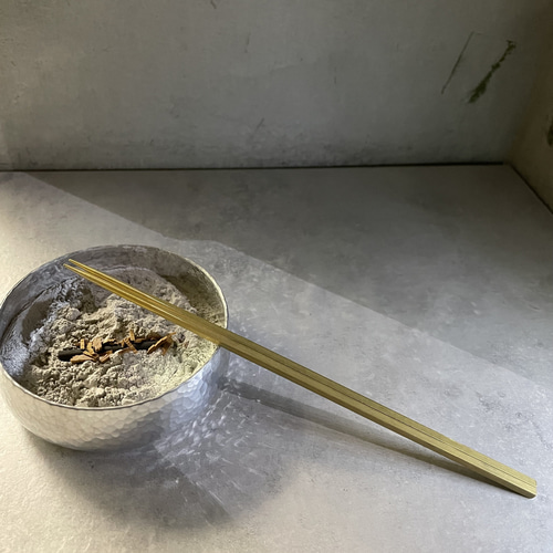 真鍮火箸 貧しい 尺 (027221-002)