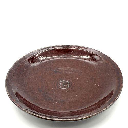 ブラウンの八寸皿 酒津焼【手仕事 民藝 和 陶器】 【公式通販】