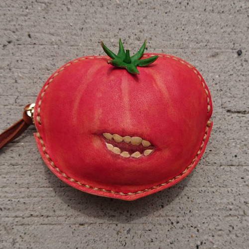 キラートマトのミニポーチ ポーチ ノップ 通販 14271459｜Creema(クリーマ)