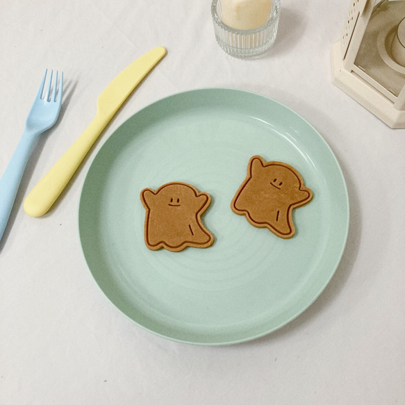 ちび幽霊クッキー型・クッキーカッター/ハロウィンゴースト型/かわいいクッキー型/ホームベーキング 6枚目の画像