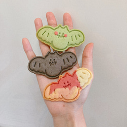 ハロウィンコウモリクッキー型・クッキーカッター/バットマンクッキー型/感性ベーキング用品/自作クッキー作り材料 7枚目の画像