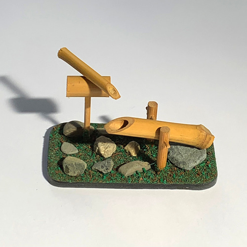 ミニチュア 蹲 （つくばい）・鹿威し（ししおどし）セット その他