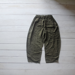 リネンのもんぺ モカ ロングパンツ nuuMonpe 通販 18266774｜Creema