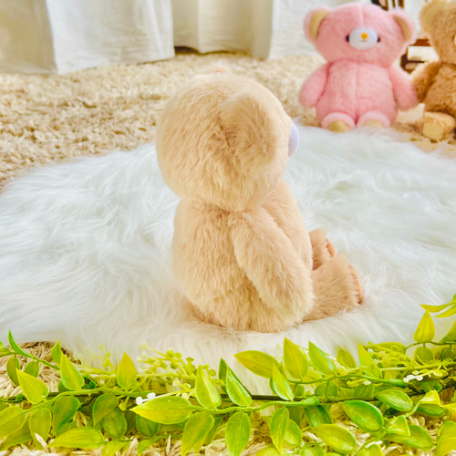 ふわふわ♡にっこりくまちゃん【ベージュ】※受注制作 ぬいぐるみ