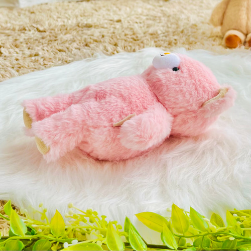 ふわふわ♡にっこりくまちゃん【ピンク】※受注制作 ぬいぐるみ