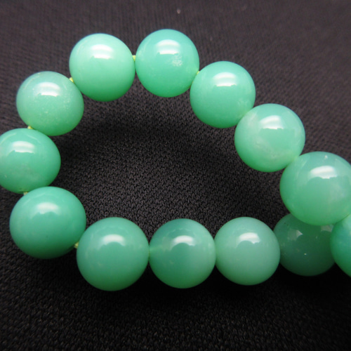 クリソプレーズブレスレット】/size(約16㎝)/【夢や希望の道を開く石