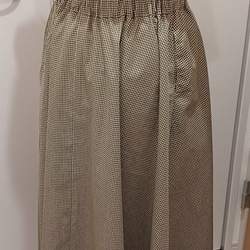 Aラインマキシ丈スカートとブラウスのセット 5枚目の画像