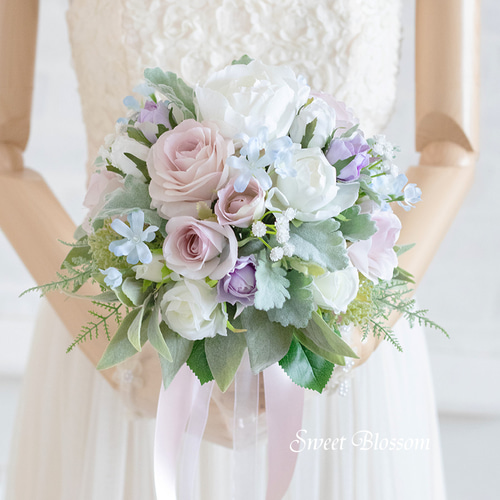 オーダーメイドブーケ・ブートニア・ヘッドアクセセット