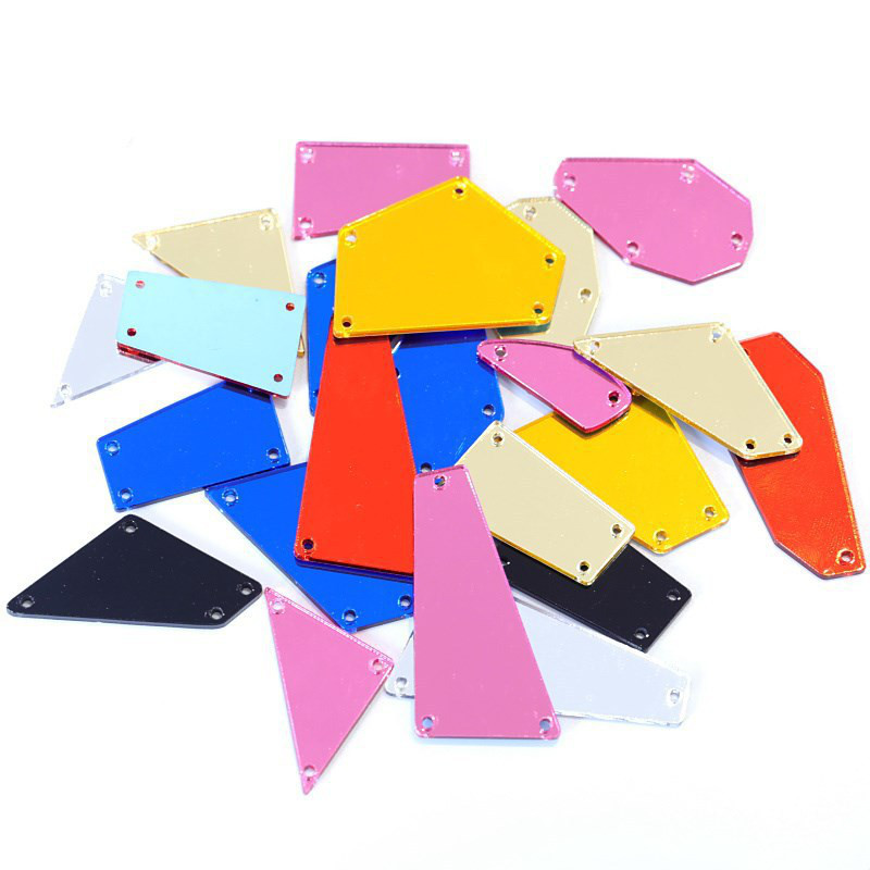 mym☆SALE☆アクリルミラーパーツシルバー【ミックス】50コ×11