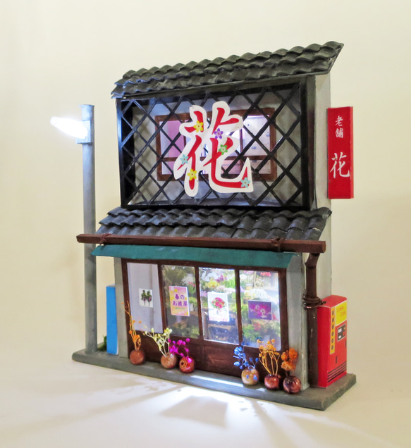 ★パン屋さんのお店のジオラマ額装★ ☆パン屋さんのお店のジオラマ額装 パン屋さんの
