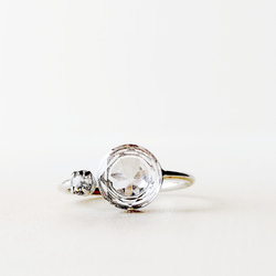 P900 天然ダイヤモンドクリスタルリング 天然オパールキャッツアイ 天然ダイヤモンド リング – Mico宝飾店