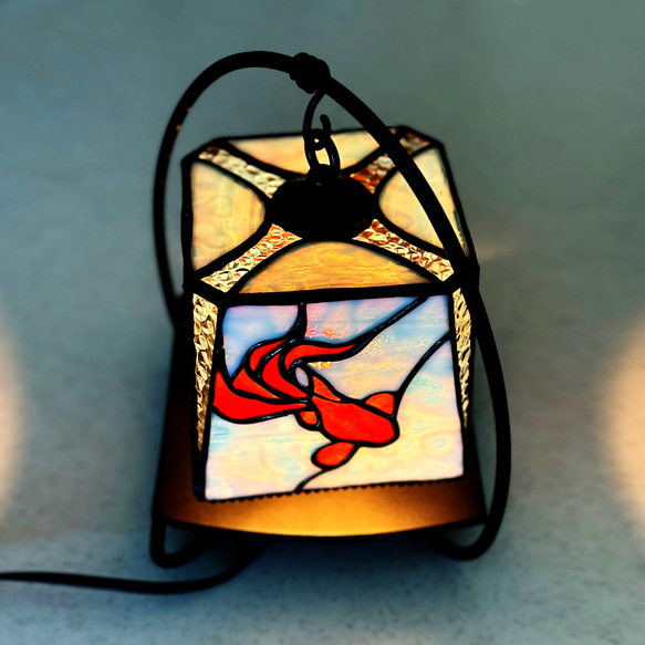 テーブルランプ『 金魚~Poisson rouge~』 4枚目の画像