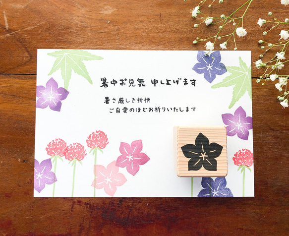 桔梗郵票 第1張的照片